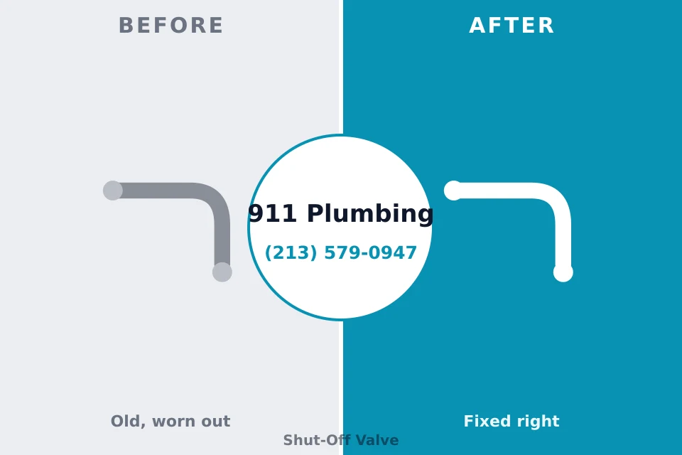 Before and after: plumbing repair Wekiwa Springs, FL